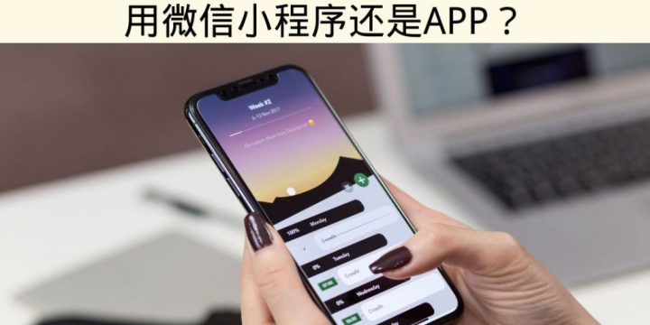 物联网手机端用微信小程序还是APP？